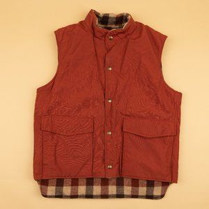 Vintage Woolrich Reversible Vest Wool Nylon Cotton